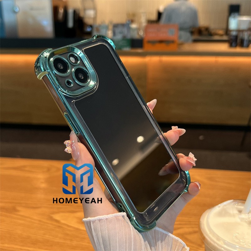 Ốp Điện Thoại Cứng Trong Suốt Có Túi Khí Chống Rơi Cho iPhone 14 13 12 11 Pro Max 14 Plus ip14