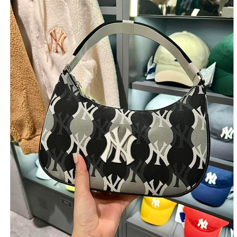 (CHÍNH HÃNG) Túi kẹp nách MLB Cube tiện dụng thời trang new season 2022 2 màu