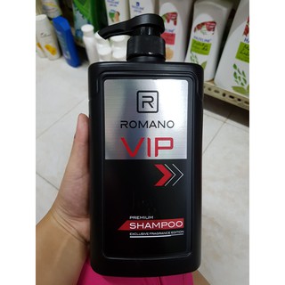 Dầu Gội Cao Cấp Cho Nam Romano VIP 650g