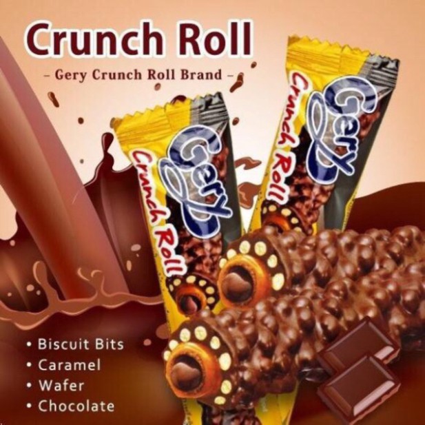 (HCM) Bánh quy cuộn socola Gery Roll