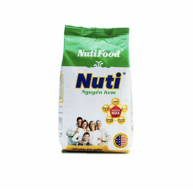 Sữa Bột Nguyên Kem NutiFood Gói 400G