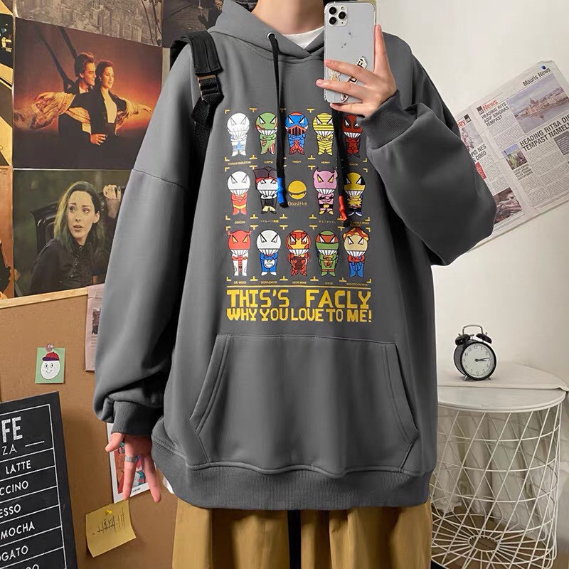 Áo hoodie nỉ Wind unisex form rộng FACLY nam nữ oversize ulzzang | BigBuy360 - bigbuy360.vn