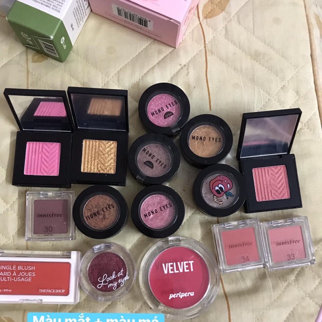 Phấn mắt và phấn má