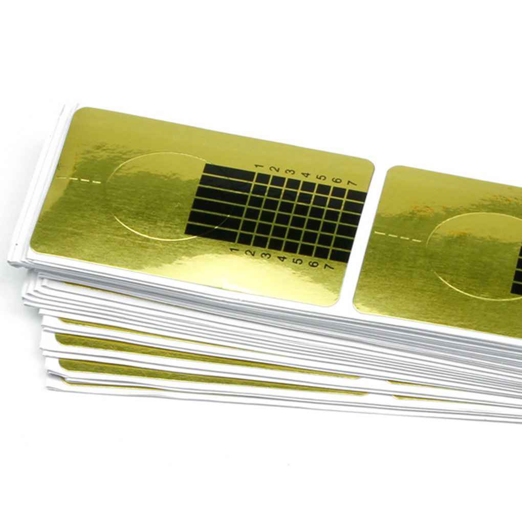 Set 100 miếng dán hỗ trợ sơn móng/nối móng