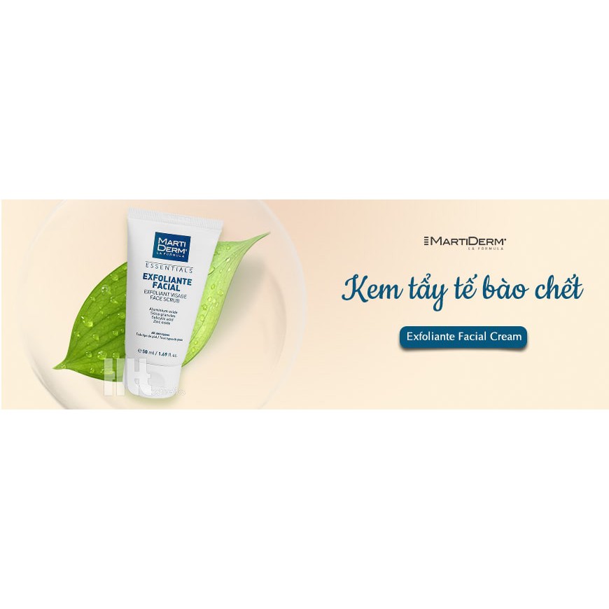 [HÀNG NHẬP KHẨU] Kem Tẩy Tế Bào Chết MartiDerm Essentials Facial Scrub Loại Bỏ Nhờn Ngừa Mụn