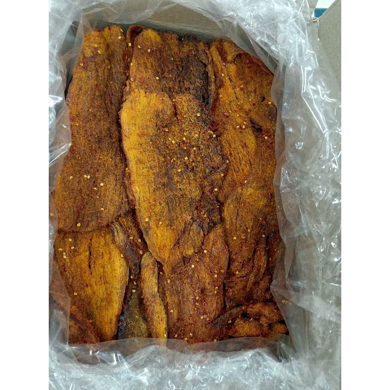 Khô bò miếng Đà Nẵng túi 500gr làm từ thịt bò núi ngon chuẩn vị nhà làm | BigBuy360 - bigbuy360.vn