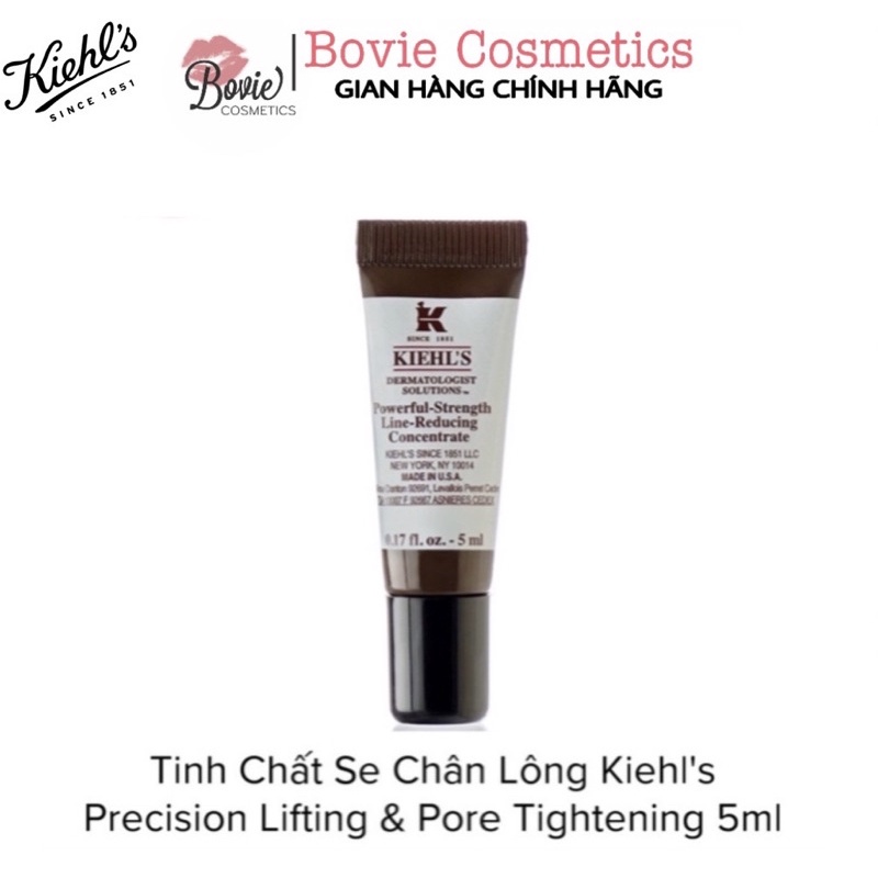 Tinh Chất Se Chân Lông Kiehl's Precision Lifting & Pore Tightening 5ml | Serum Kiehls | Bovie Cosmetics