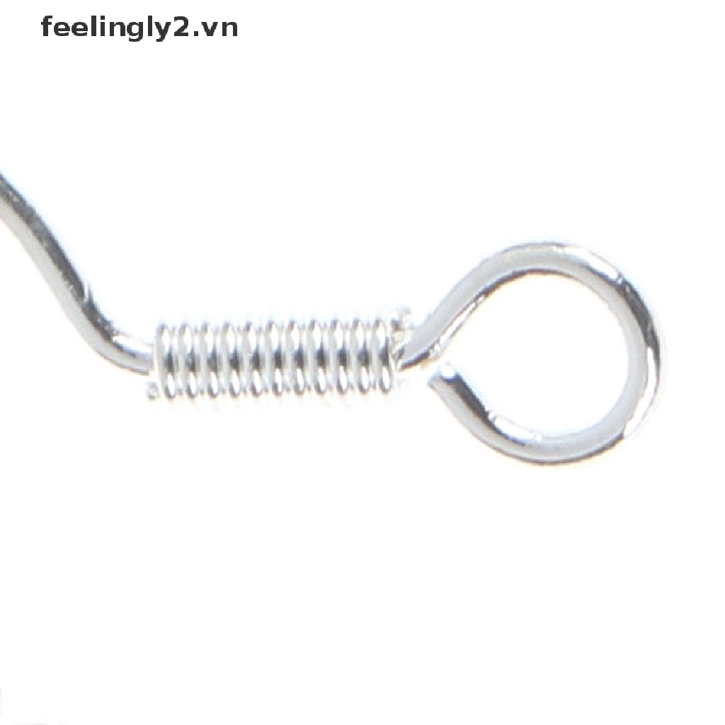 Bộ 50 Bông Tai Mạ Bạc Hình Quả Bóng DIY