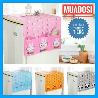 Tấm che tủ lạnh có túi - Bọc tủ lạnh có tú