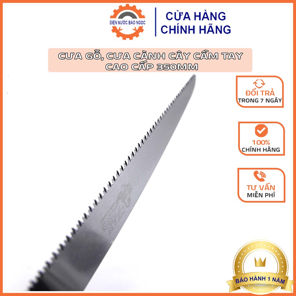 Cưa gỗ,cưa cành cầm tay cao cấp 350mm top - Đài Loan