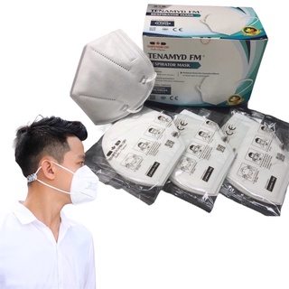 Khẩu trang n95 tenamyd - 5 lớp - kháng khuẩn - chứng nhận fda - đạt chuẩn ffp2