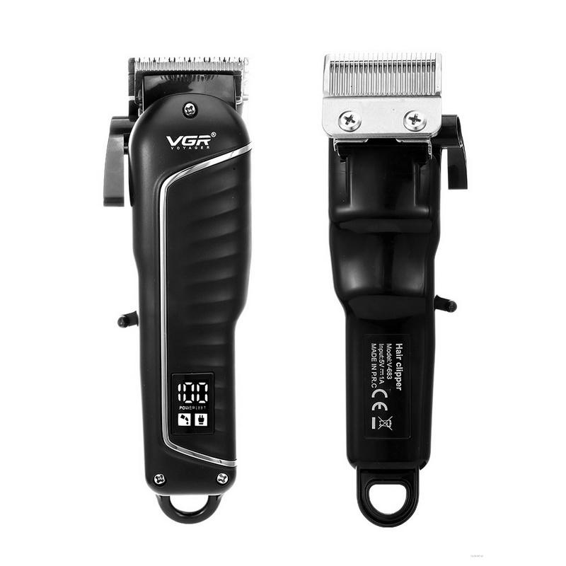 Tông Đơ Cắt Tóc V-683 Màn Hình LCD Điện Tử Có Thể Sạc Lại