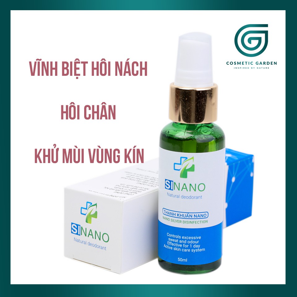 Xịt Khử Mùi SINANO , Khử Mùi Hôi Nách , Hôi Chân , Hôi Giày , Vùng Kín Hiệu Quả 100%