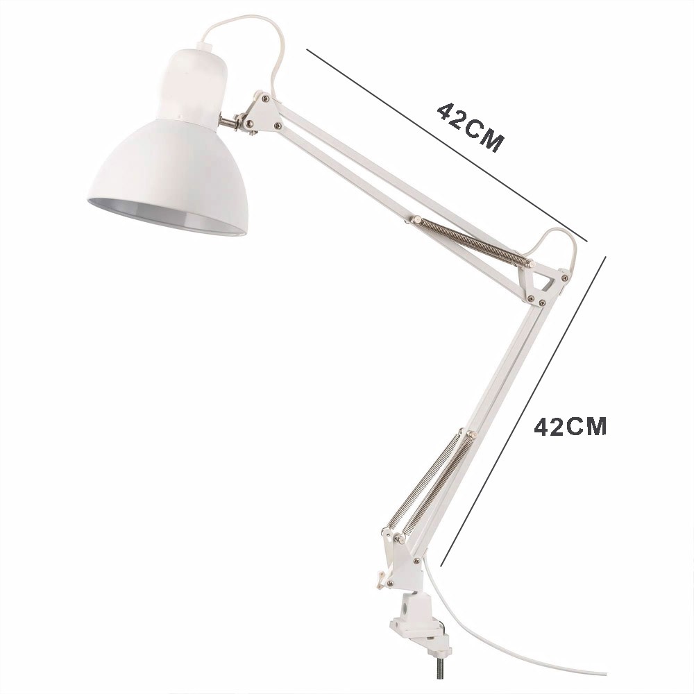 Đèn học kẹp bàn Pixar,Thân đèn kim loại Xoay 360 độ, Bóng Led chống cận