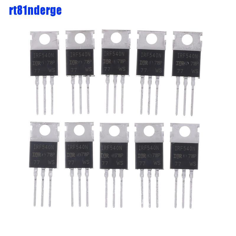 Bộ 10 Nguồn IRF540N IRF540 TO-220 N-Channel 33A 100V