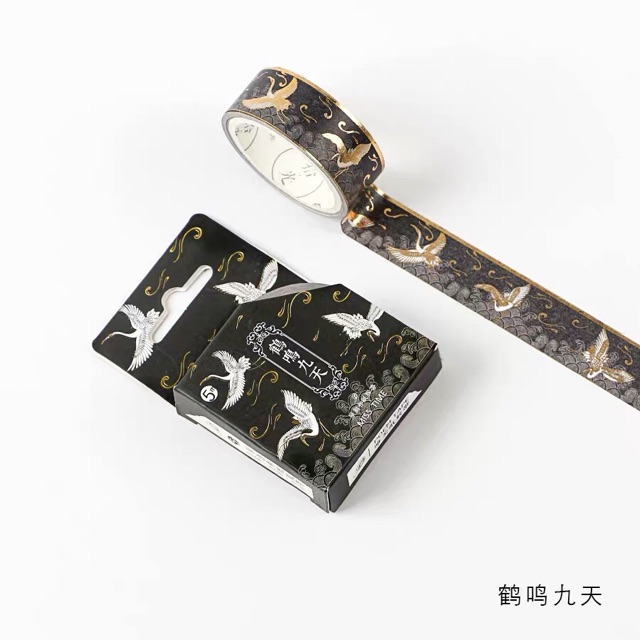 Washi tape chim hạc