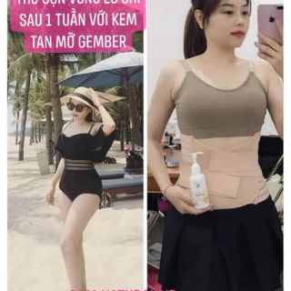 Gel tan mỡ gember tặng đai nịt bụng cao cấp