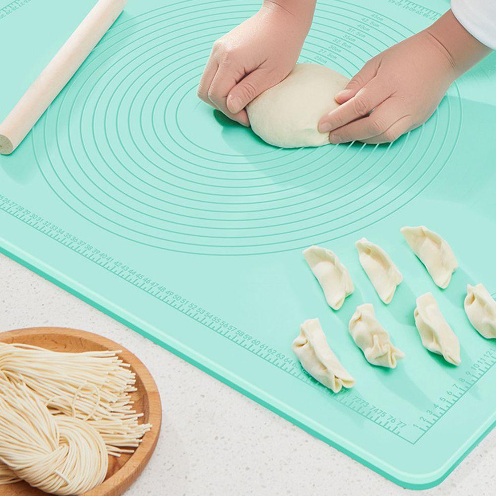 Thảm Nướng Bánh Bằng Silicone Dày Dặn Chống Dính Kèm Thước Đo