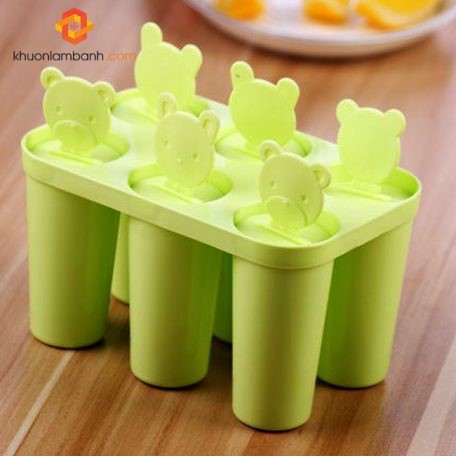 Vỉ làm kem tiện lợi an toàn phong cách nhật bản 6 ngăn