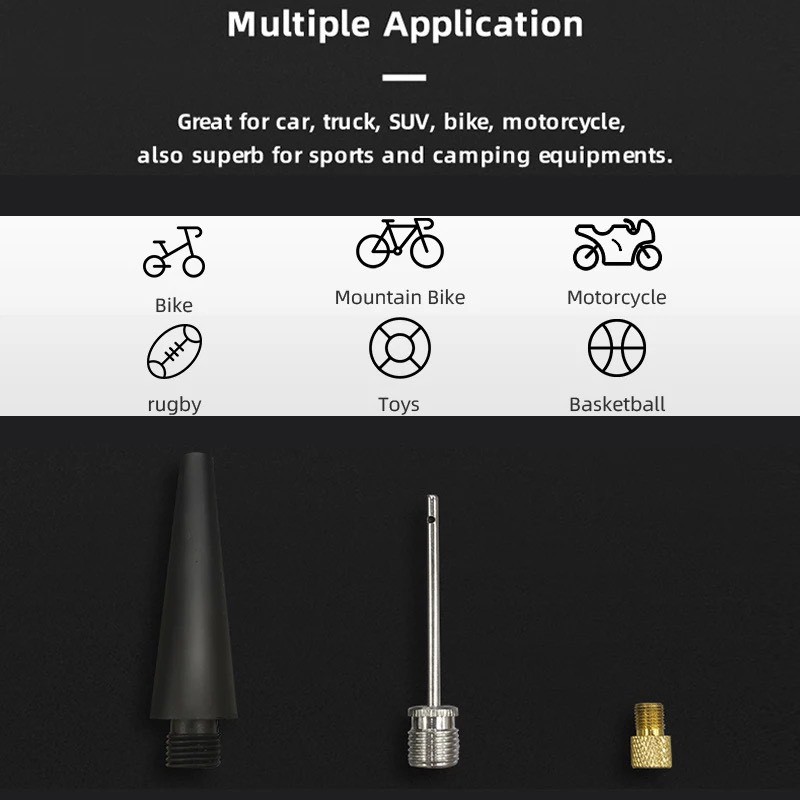 Máy bơm lốp ô tô xe hơi mini Mijia 1S/ 70Mai Midrive TP03-TP04  - Bơm đa năng di động