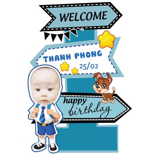 Cây welcome trang trí sinh nhật