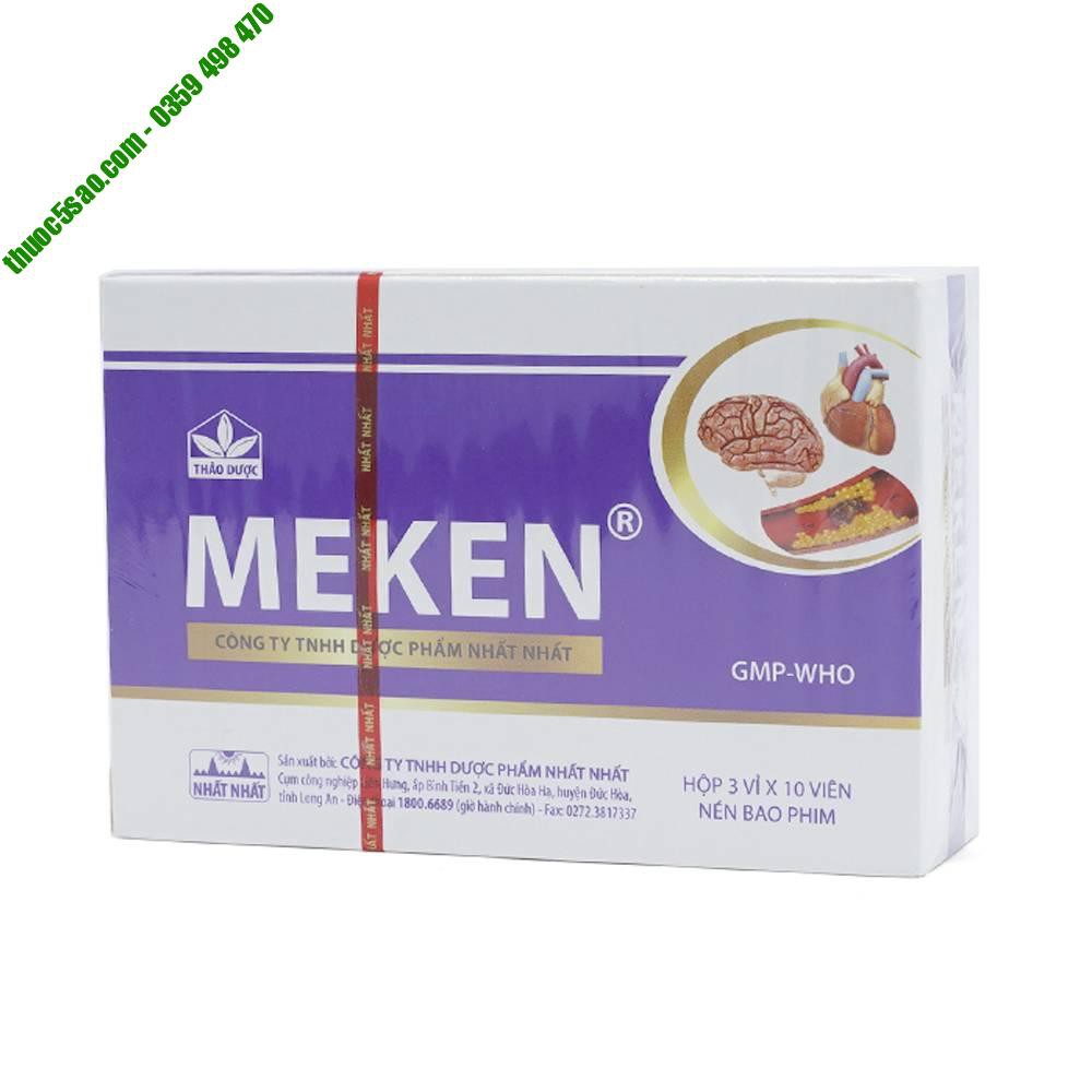 MEKEN nhất nhất giúp bổ huyết hộp 3 vỉ x 10 viên