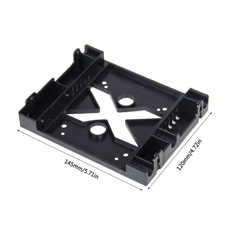 NIKI 5.25 Optical Drive to 3.5"/2.5" SSD FAN Adapter Bracket Hard Drive Holder for PC