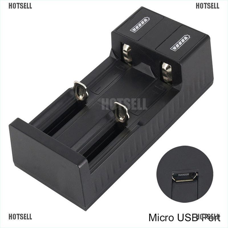 Bộ Sạc Pin Hai Cổng USB Cho 3.7V 18650 26650 14500