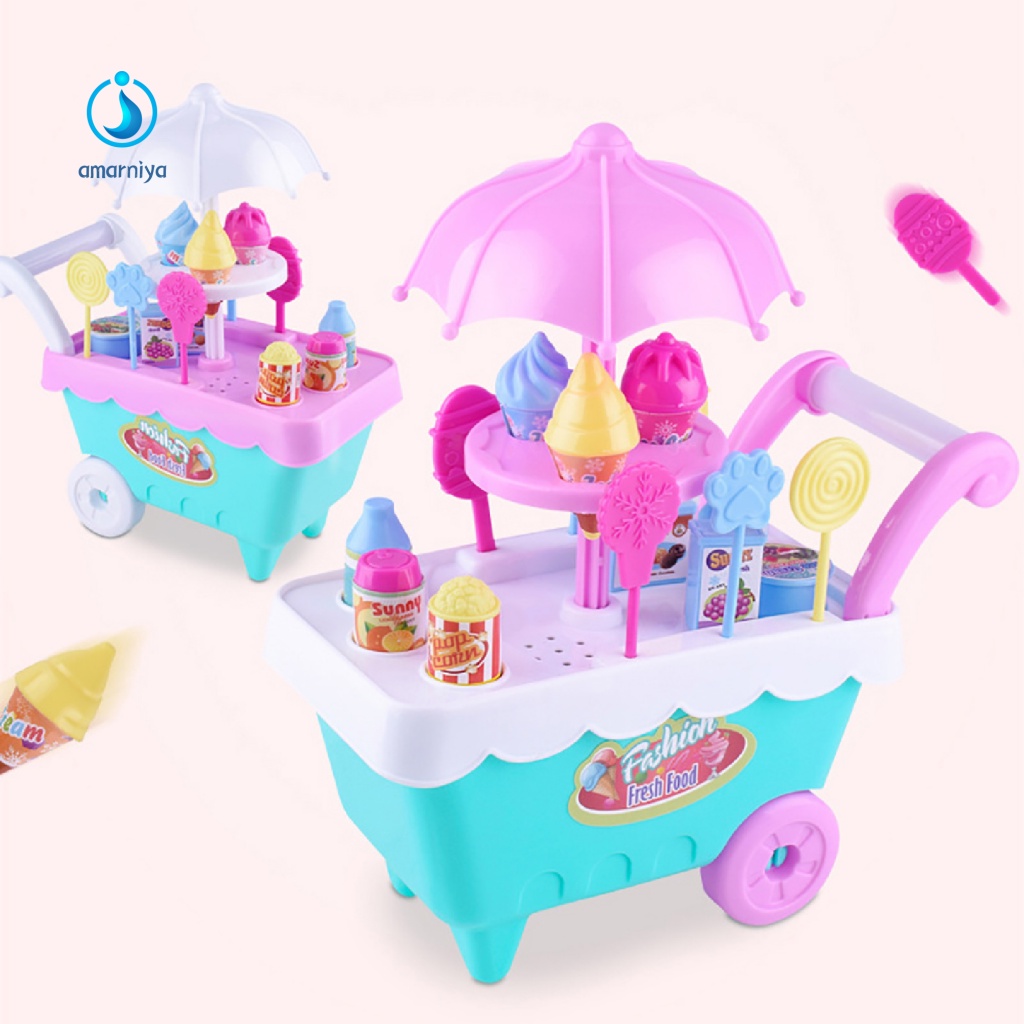 Bộ Xe Kem Đồ Chơi AMAR Sturdy Cho Bé