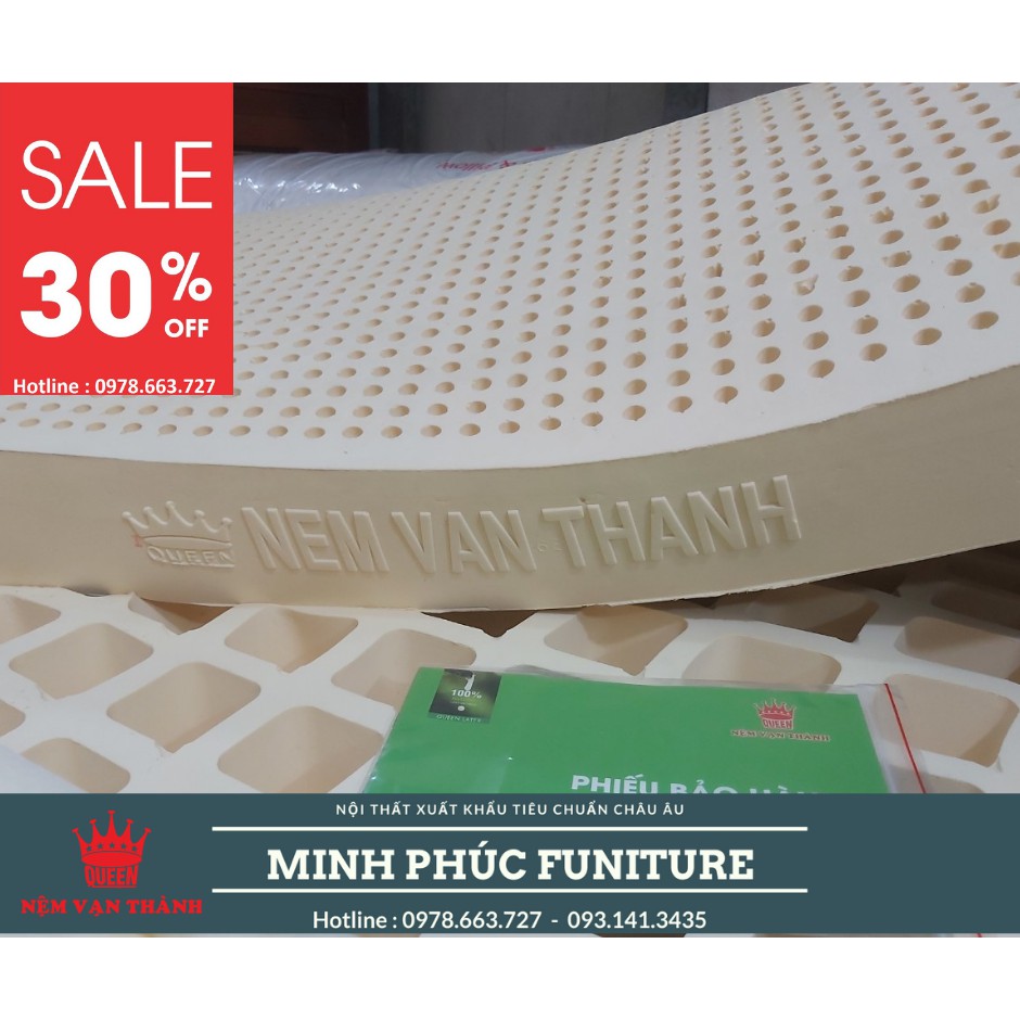 Nệm cao su Vạn Thành Standanrd 1m8x10cmx2m