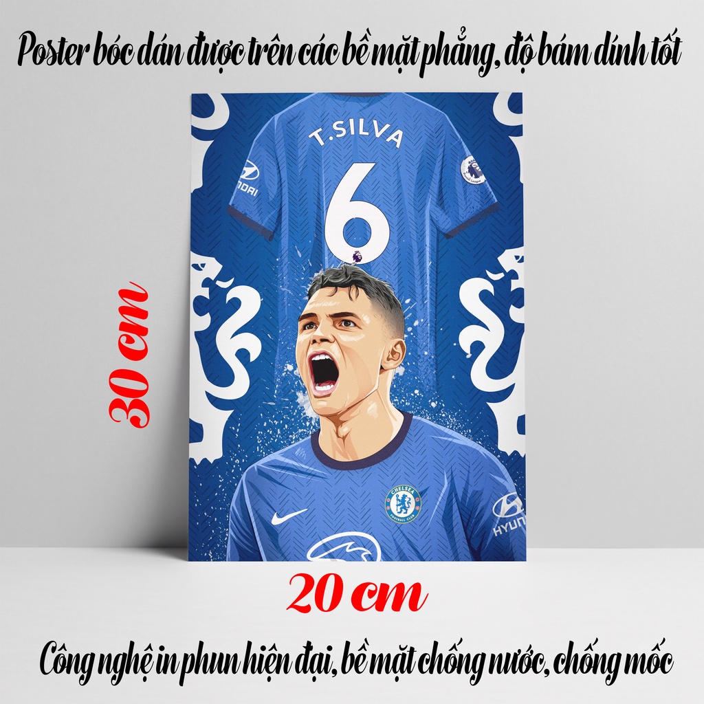 Poster Chelsea Dán Tường Cực Đẹp, Poster Bóng Đá Chelsea, Có In Theo Yêu Cầu