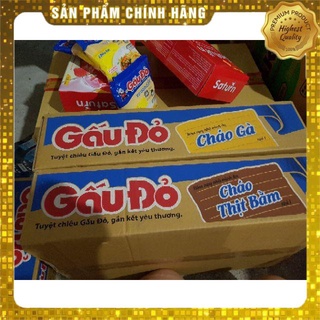 1 GÓI CHÁO ĂN LIỀN GẤU ĐỎ 50G