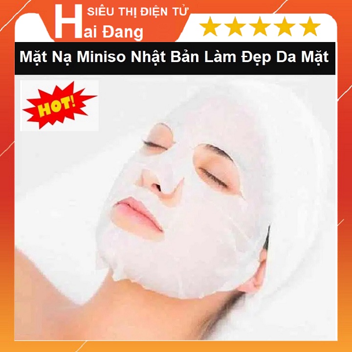 Mặt Nạ Miniso Nhật Bản, Miniso Làm Đẹp Da Mặt - Dưỡng Ẩm - Làm Dịu Da Nhanh Chóng - Nhỏ Gọn Mang Đi Du Lịch - Dễ Sử Dụng
