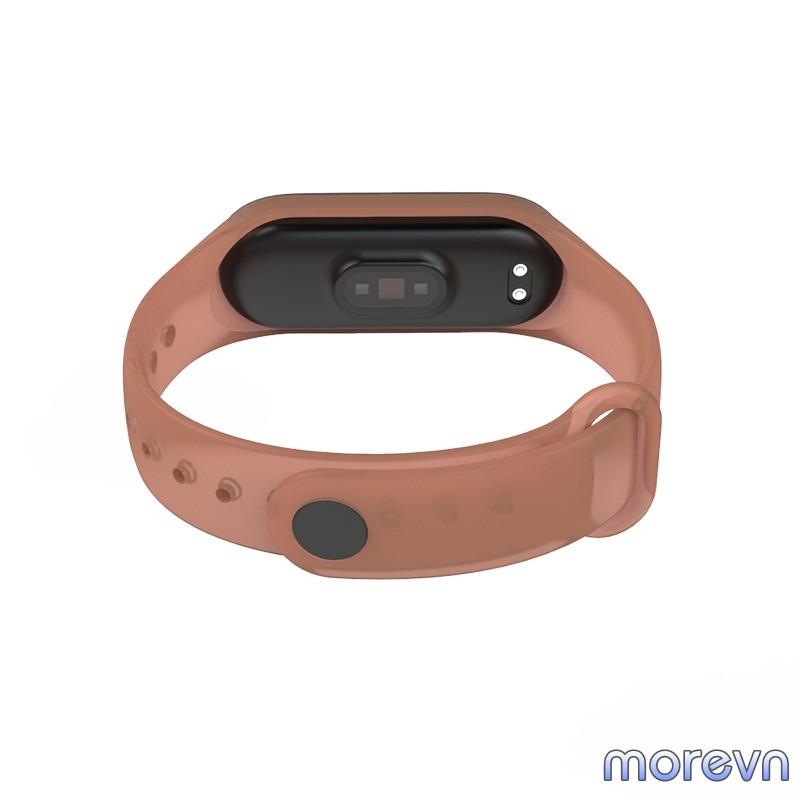 Dây đeo silicon trong suốt Mi band 3, mi band 4 chính hãng Mijobs - dây đeo thay thế miband 3/4 bản trong suốt (Mijobs)