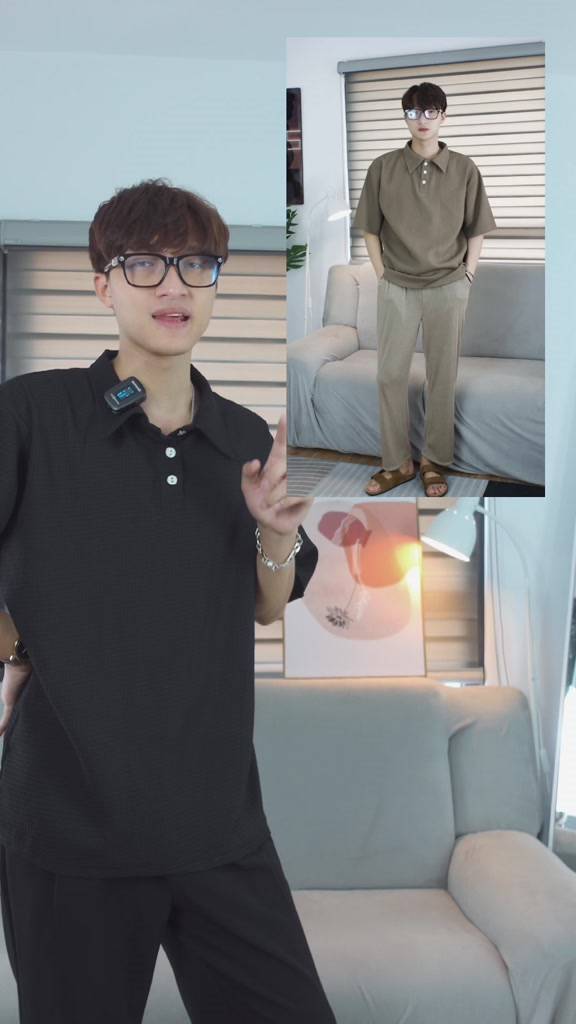 [𝑯𝒂̀𝒏𝒈 𝑯𝒊𝒆̣̂𝒖] Áo polo form rộng tay lỡ Unisex basic trẻ trung thun tổ ong | BigBuy360 - bigbuy360.vn