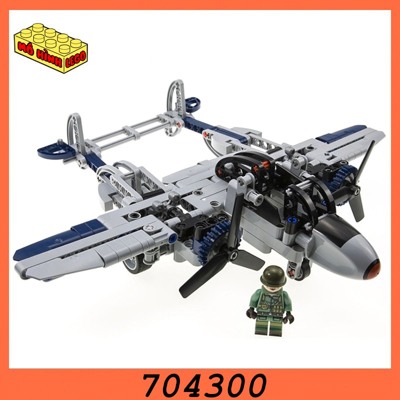 Đồ chơi xếp hình lego giá rẻ Sembo block mô hình các loại máy bay chiến đấu cánh quạt chiến tranh thế giới