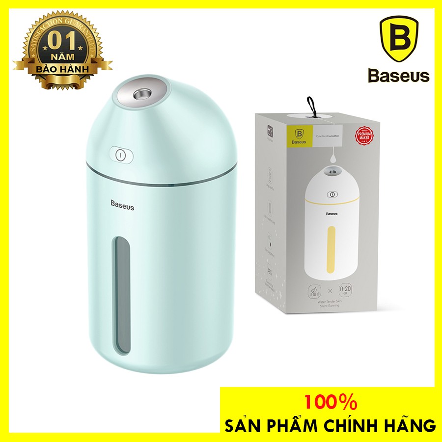 Máy phun sương tạo ẩm - lọc không khí mini Baseus Cute Mini Air Humidifier LV087 (320ml, USB 5V)