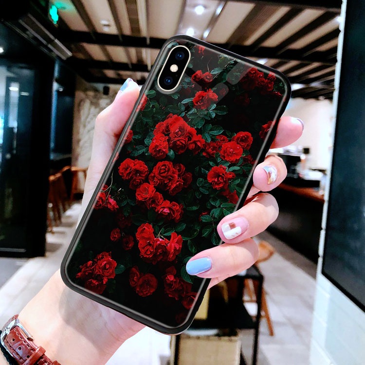 Ốp Lưng Iphone 7 plus cho nữ Hoa Hong_23 RedTown 6/6plus/7/7plus/8/8plus/x/xr/xs/11/12/pro/max/plus/promax