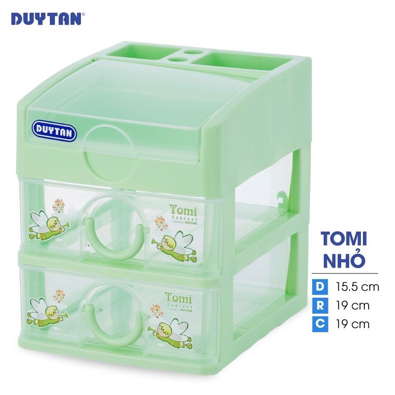 Tủ nhựa Mini ❤️𝑭𝑹𝑬𝑬𝑺𝑯𝑰𝑷❤️ Tủ mini Duy Tân 3 tầng tiện dụng - đựng mỹ phẫm