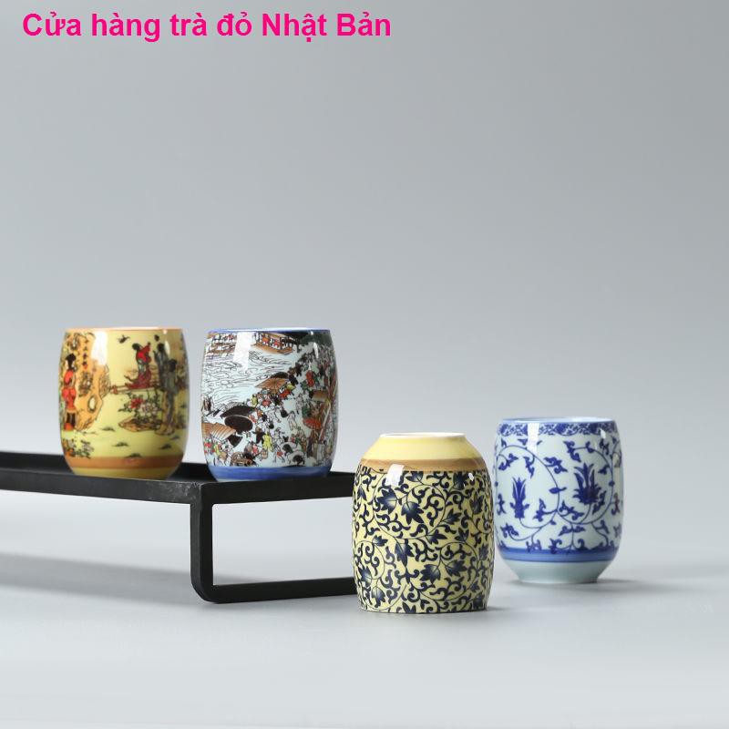 > tách trà phong cách Nhật Bản Gốm cổ điển khối sứ 175 ml cốc nước lớn nhà hàng bộnhà cửa đời sống1