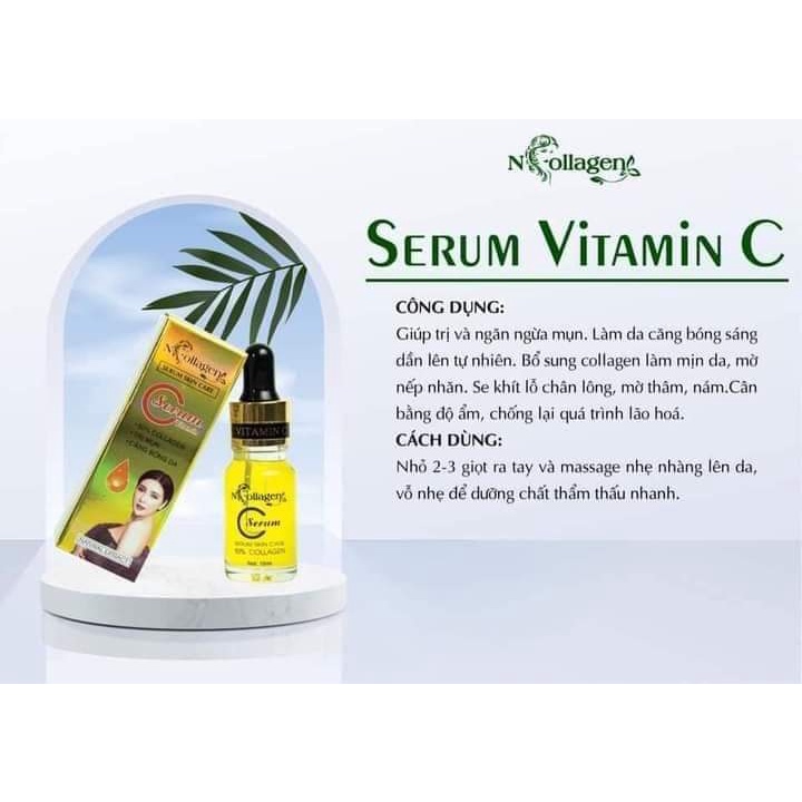 Serum tế bào gốc dưỡng ẩm Ncollagen 10ml
