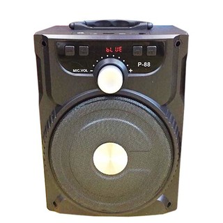 Loa karaoke xách tay mini bluetooth p88 + tặng kèm micro