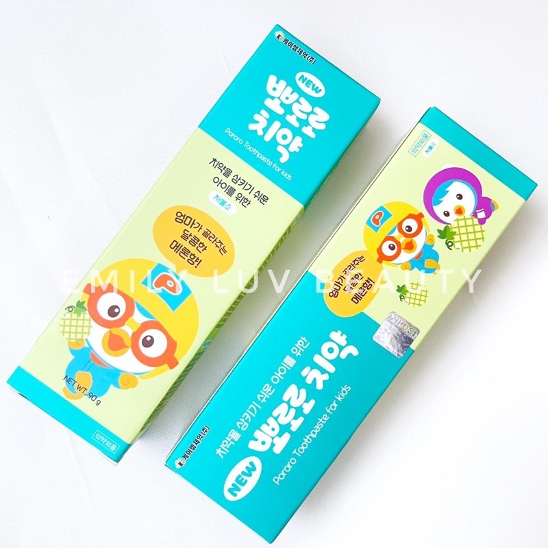 Kem đánh răng Hàn Quốc Pororo cho bé yêu từ 2 tuổi
