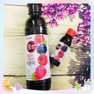 Nước uống giấm hồng Hàn Quốc vị mâm xôi DAESANG 500ml Chưa Có Đánh Giá