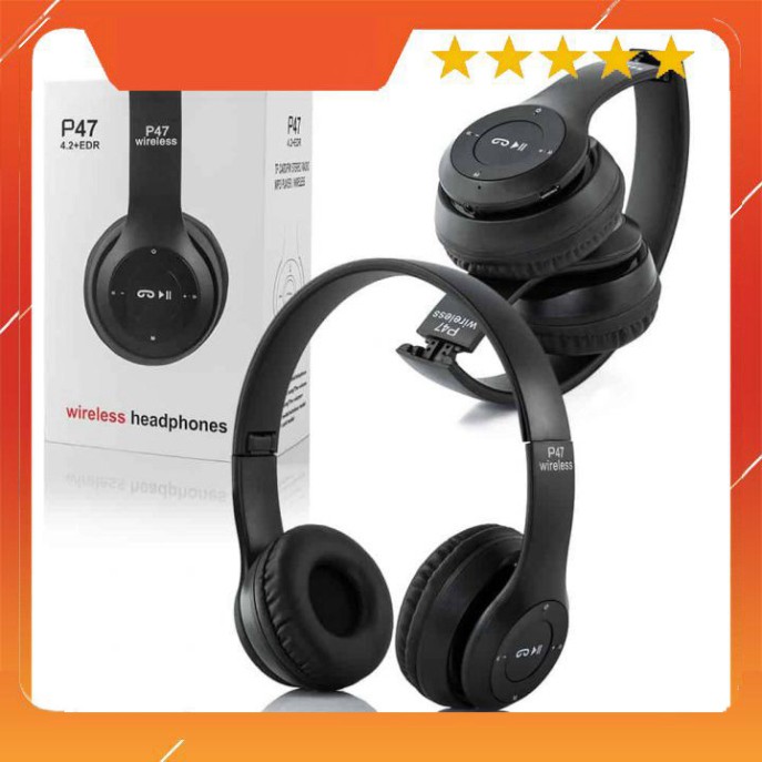[FREESHIP]Tai Nghe Bluetooth P47 - chụp tai không dây , Âm thanh tốt, có khã năng gập gọn | BigBuy360 - bigbuy360.vn