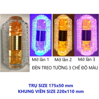 Đèn treo tường 3 chế độ màu đẹp sang trọng