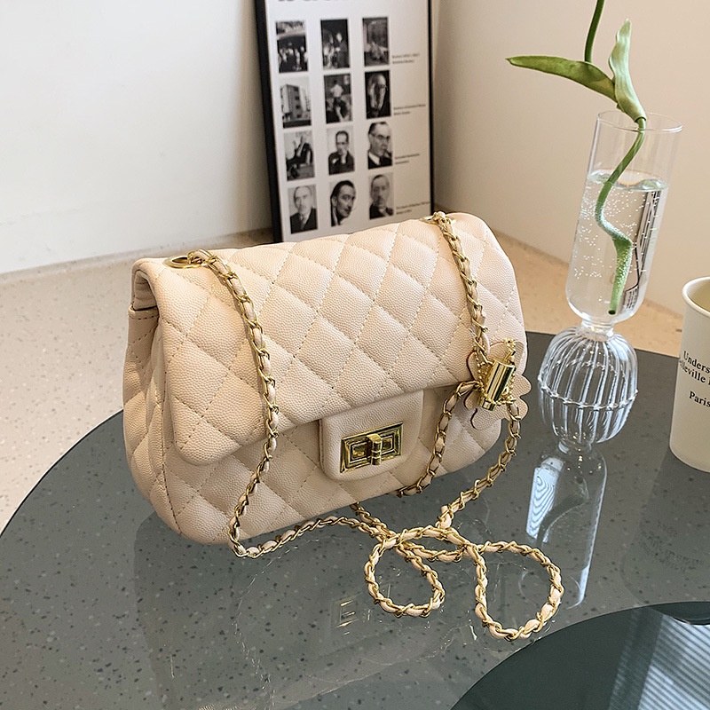 Túi IELGY đeo vai dáng vuông cỡ nhỏ quai xích thời trang cho nữ