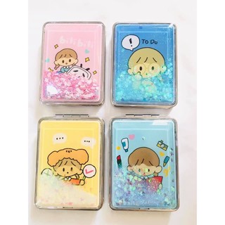 Gương Nước Nhũ Mini Hai Mặt Phong Cách Hàn Quốc