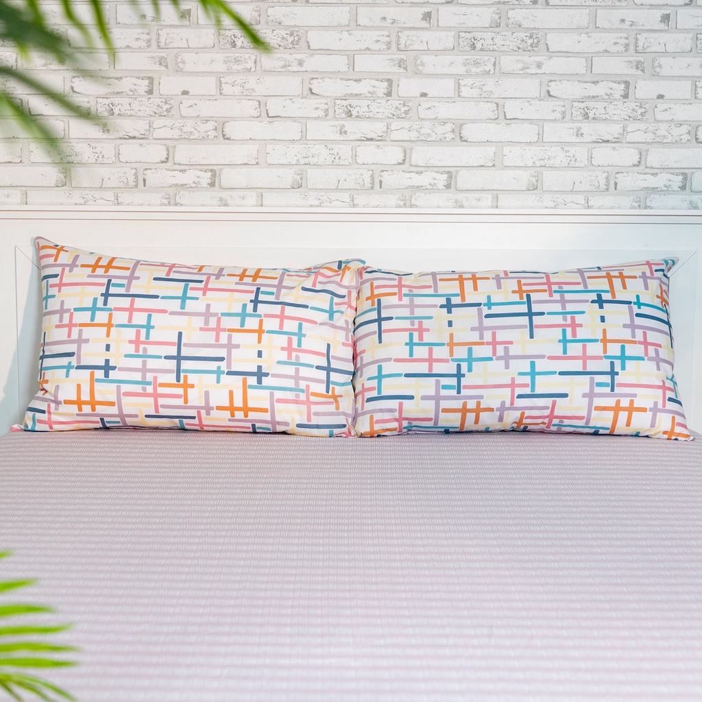 Bộ Ga Giường 1 Ga Giường và 2 Vỏ gối nằm  DELINA Nhiều Màu Index Living Mall Nhập Khẩu Thái Lan