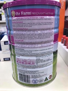 Sữa bầu Oz Farm Úc 900gram